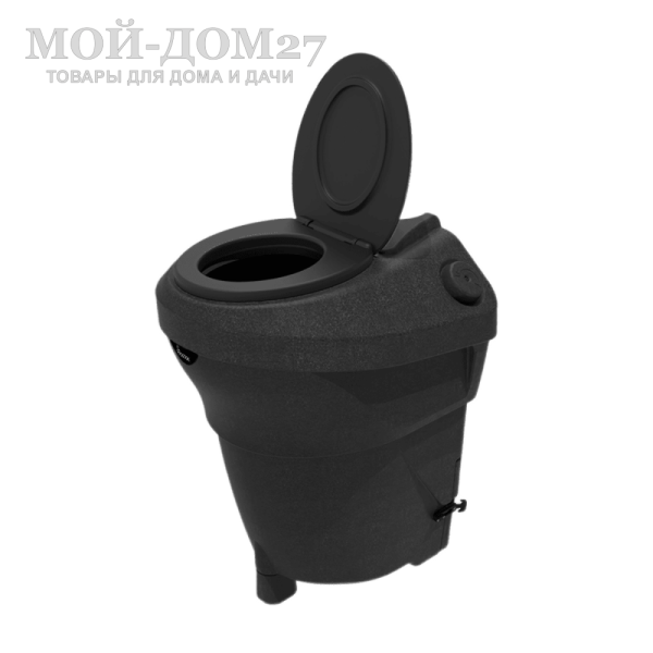 Компостный туалет Rostok 230 (черный гранит) | Мой-Дом27 Компостный туалет Rostok 230 (черный гранит) | Мой-Дом27 | Стационарный компостный биотуалет цвета черный гранит емкостью накопительного бака 230 л. Этого хватит на весь дачный сезон.
Особенность является удобное опорожнение через дверцу снаружи помещения. Уборные отходы после полного цикла компостирования представляют собой ценное удобрение для почвы.